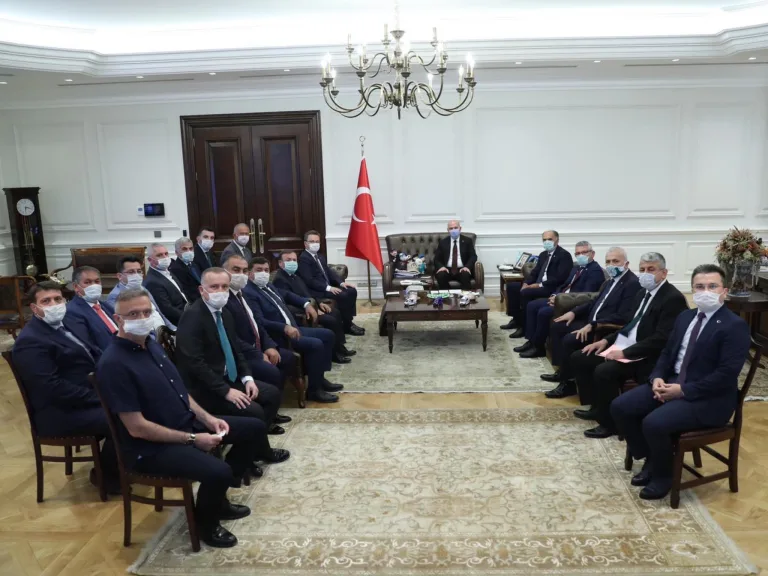 Başkanımızdan İçişleri Bakanı Sayın Süleyman Soylu'ya Ziyaret — galeri görseli