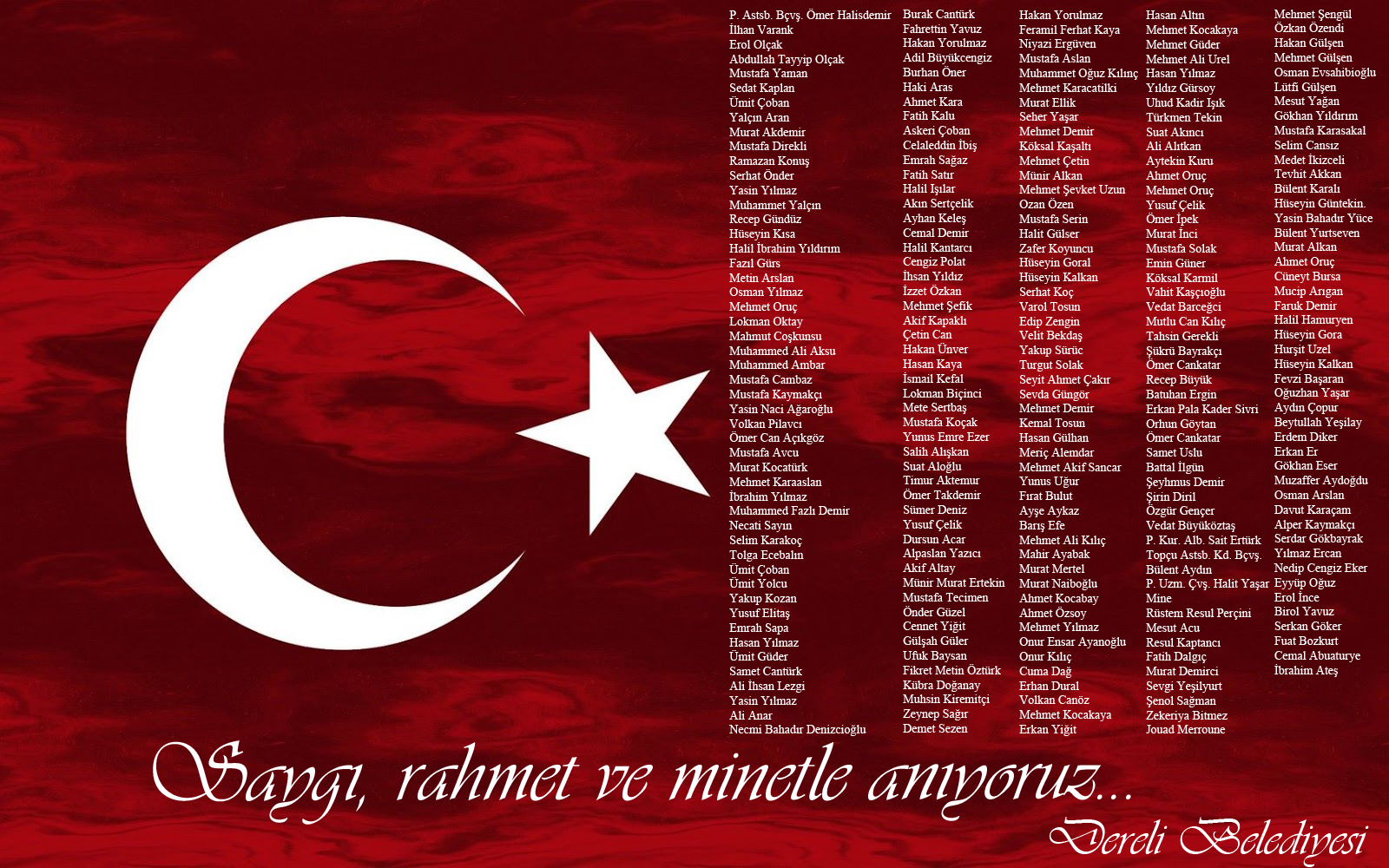 Bazı İsimler Vardır; Asla Unutulmaz...
