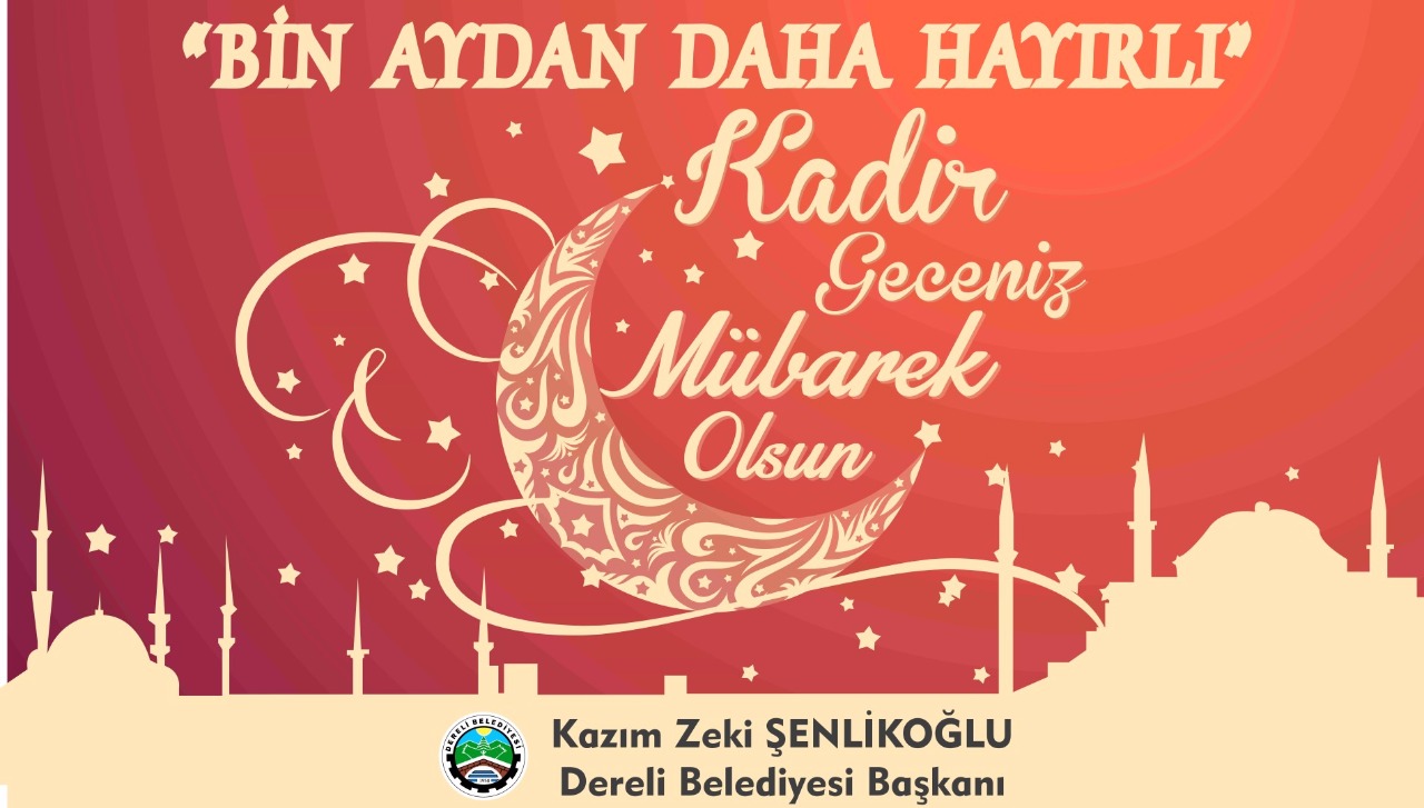 Başkanımız K. Zeki ŞENLİKOĞLU'nun Kadir Gecesi Mesajı