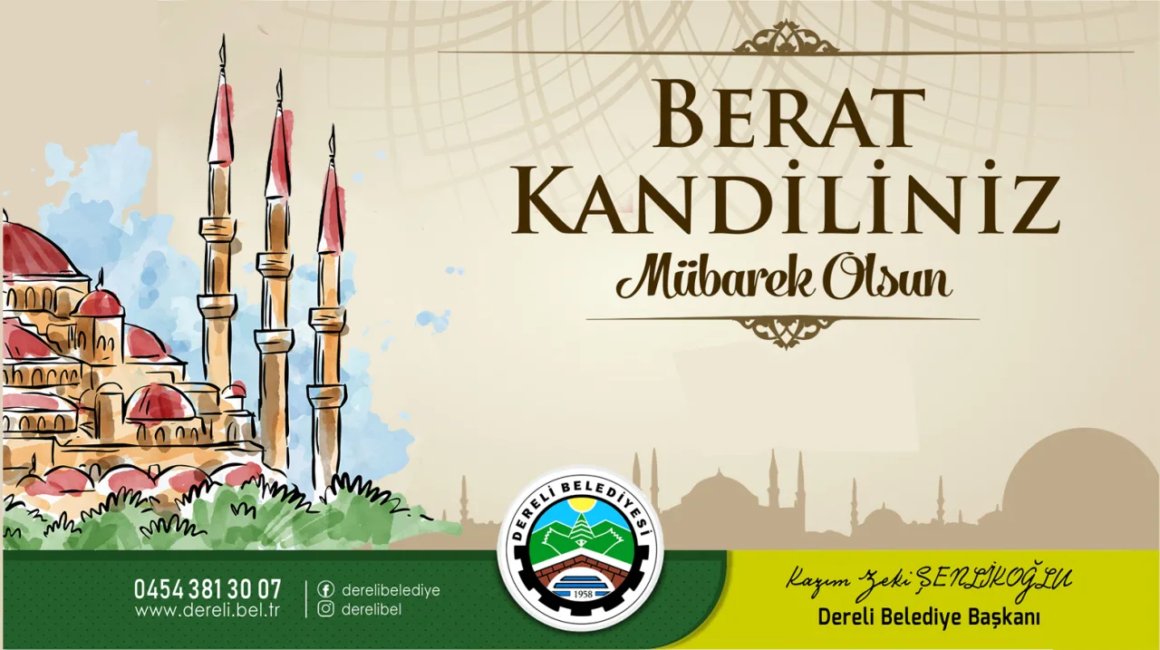 Başkanımızın Berat Kandili Mesajı