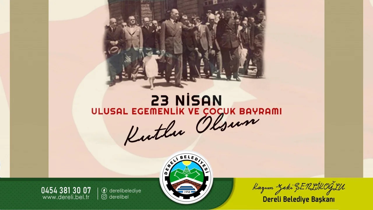 Başkanımızın 23 Nisan Mesajı