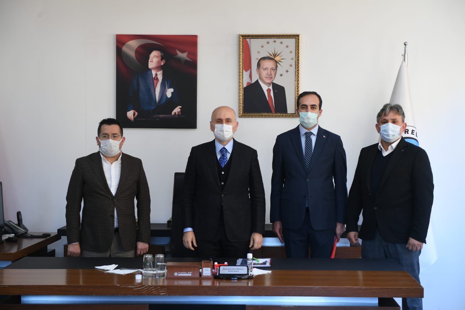 Ulaştırma ve Altyapı Bakanı Adil KARAİSMAİLOĞLU İlçemizi Ziyaret Etti