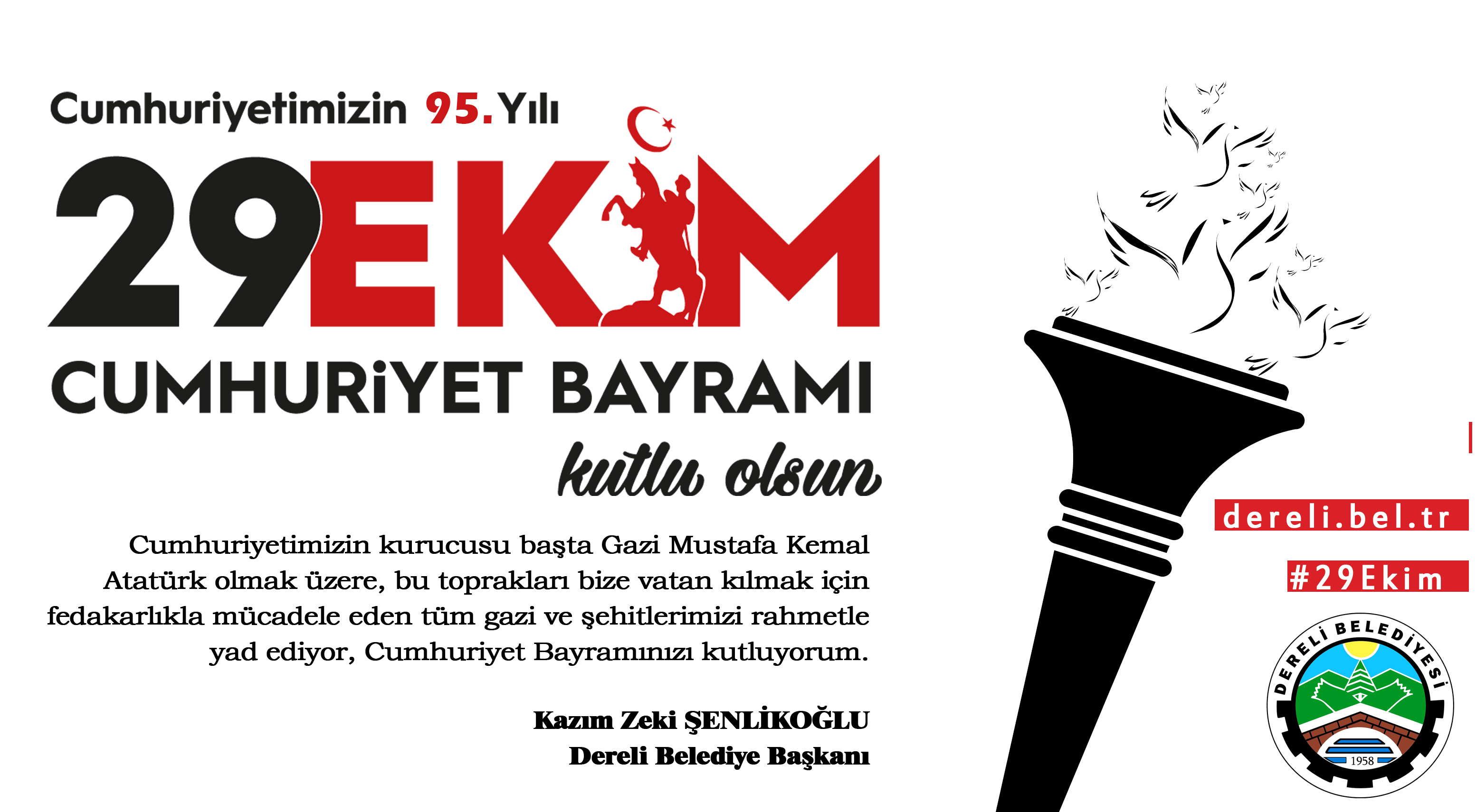 Başkanımızın 29 Ekim Cumhuriyet Bayramı Mesajı