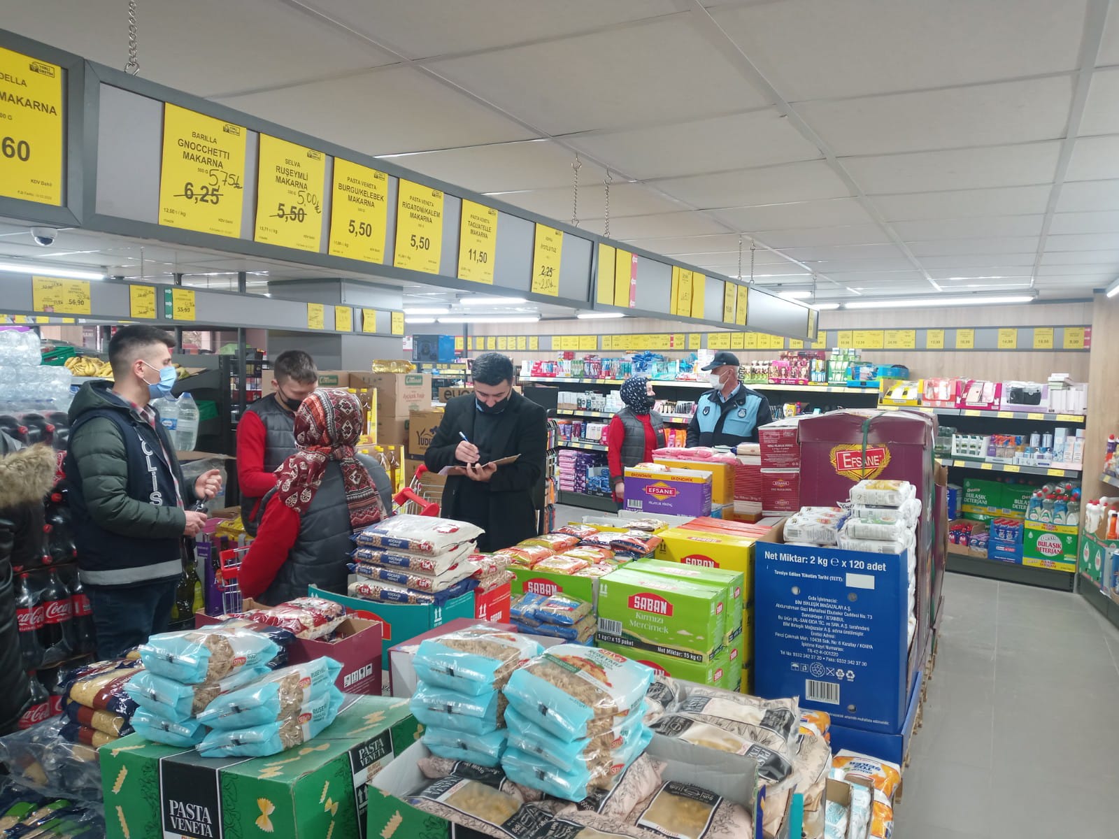 Marketlerde KDV İndirimi Denetimi Yapıldı