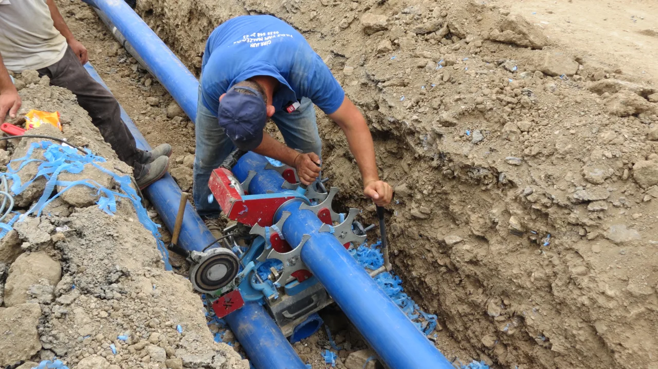 Yeni Su Deposu İsale Hattı Çalışmaları Devam Ediyor