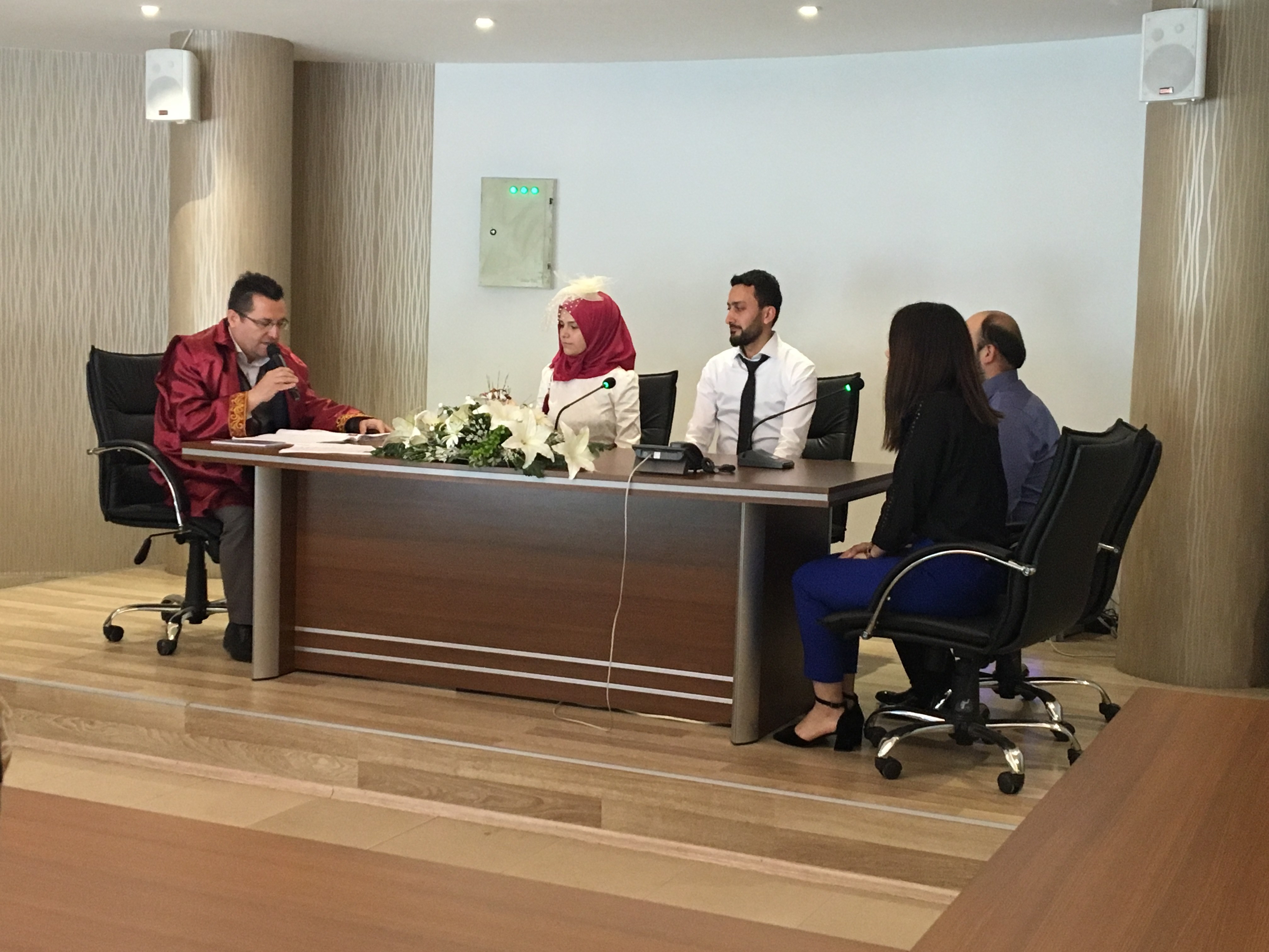 Zühre ve Harun Çiftinin Nikahını Başkanımız Kıydı