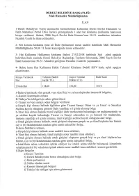 Dereli Devlet Hastanesi ve Fatih Mahallesi Petrol Ofisi Mevkii Güzergahında 2 Nolu Taksi Dolmuş Hattının Kiralanma İhale İlanı