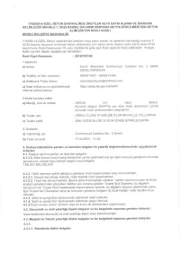 Y16050/14- Özel Beton Santralinde Üretilen veya Satın Alınan ve İdarenin Belirlediği Mahallelerde C20/25 Basınç Dayanım Sınıfında Beton Dökülmesi için Beton Alımı ( Beton Nakli Dahil)