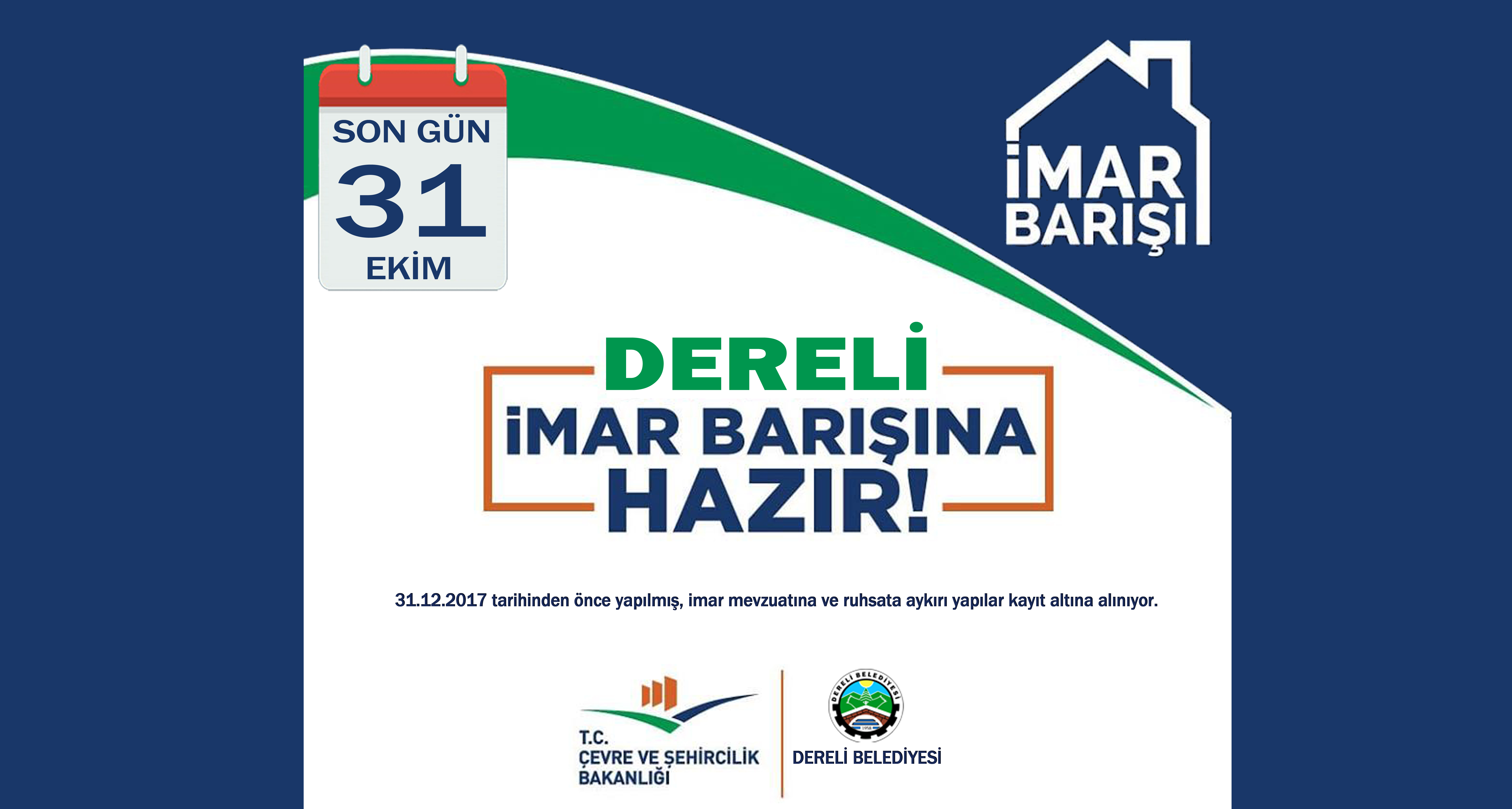 İmar Barışı Başvuruları İçin Son Gün 31 Ekim