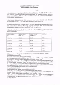 Devlet Hastanesi-Petrol Ofisi Hattı İhale İlanı