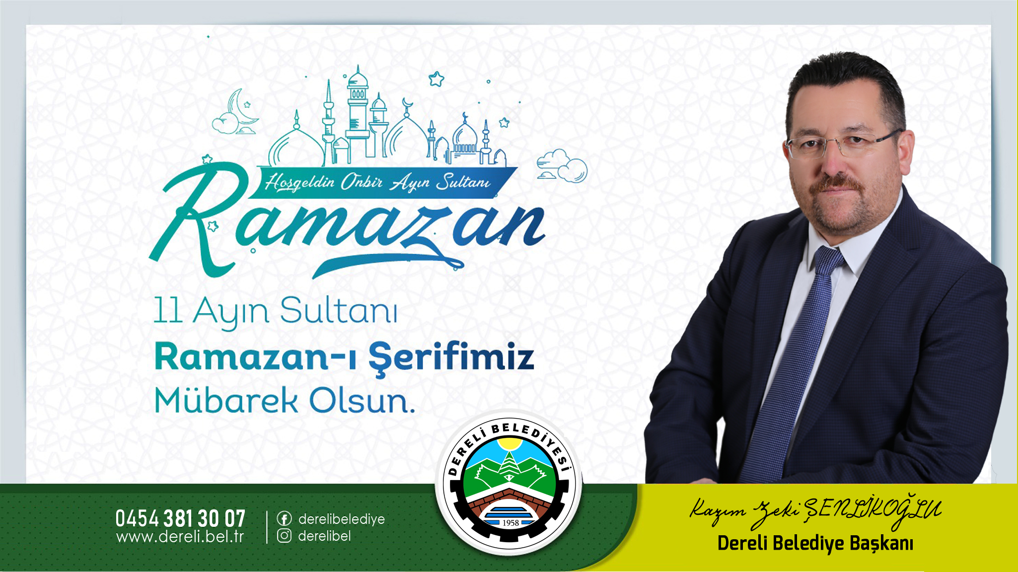 Başkanımız Kazım Zeki ŞENLİKOĞLU'nun Ramazan Ayı Mesajı